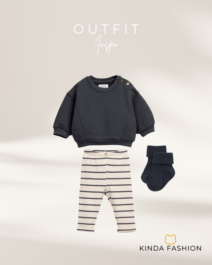 PLAY UP | Striped Jersey Leggings