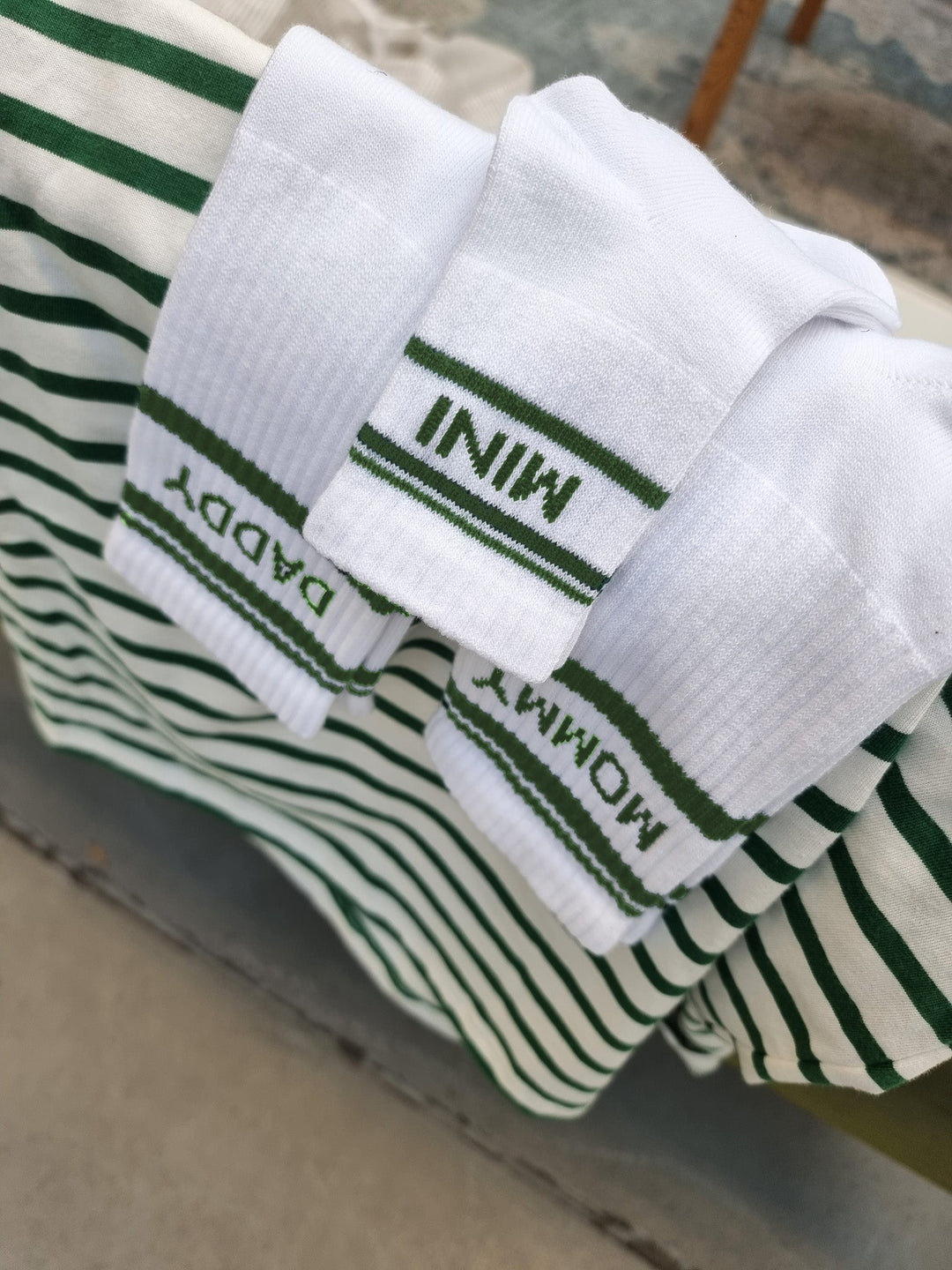 Striped Mommy Socken