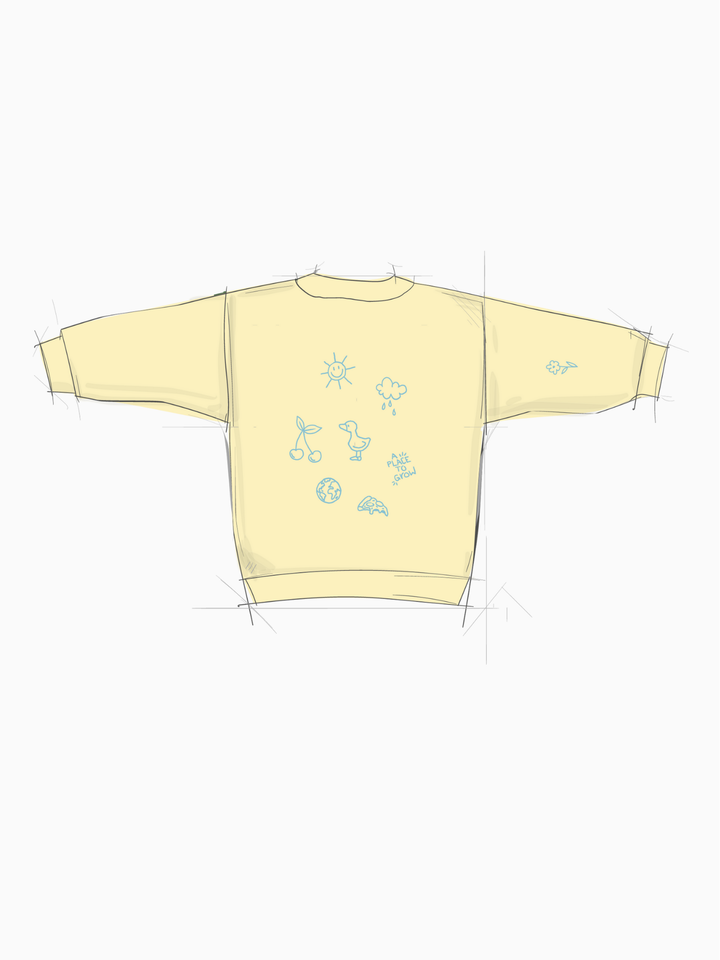 Sweater Place To Grow - Butter Baby