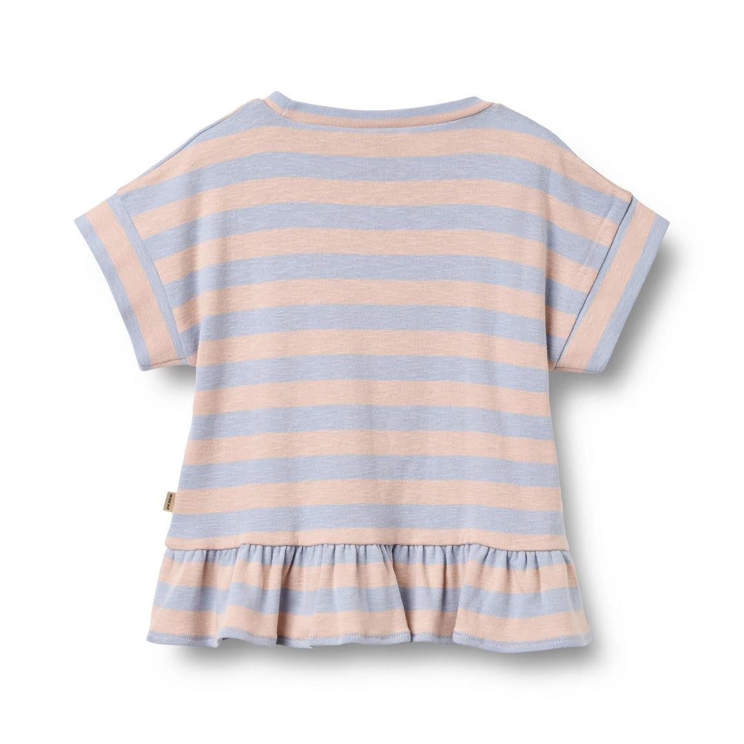 Wheat T-Shirt Marie powder stripe  Ansicht von hinten 