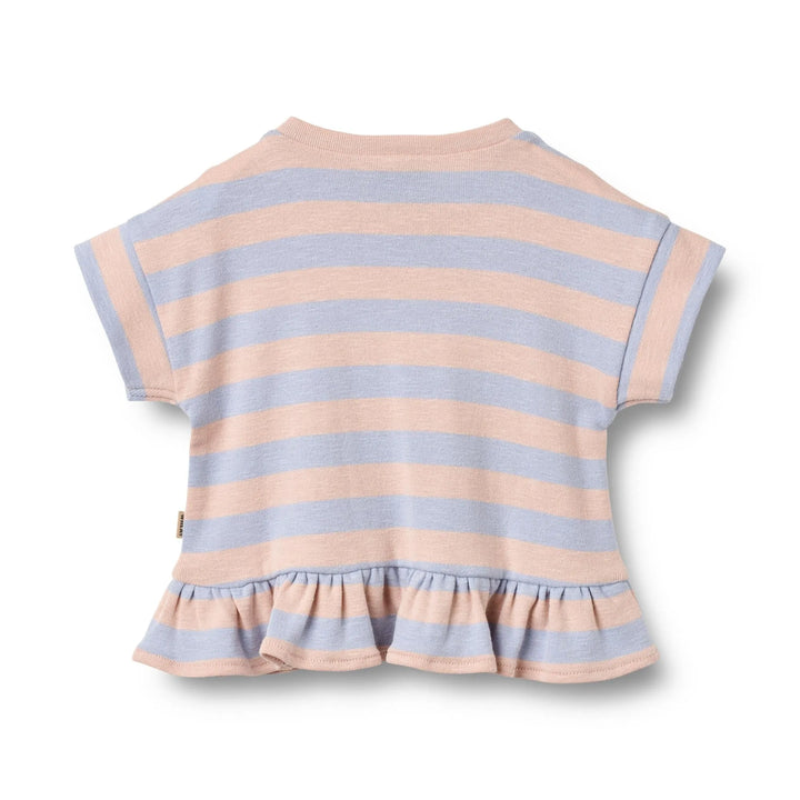 Wheat T-Shirt Marie powder stripe  bis Größe 92, Ansicht von hinten 