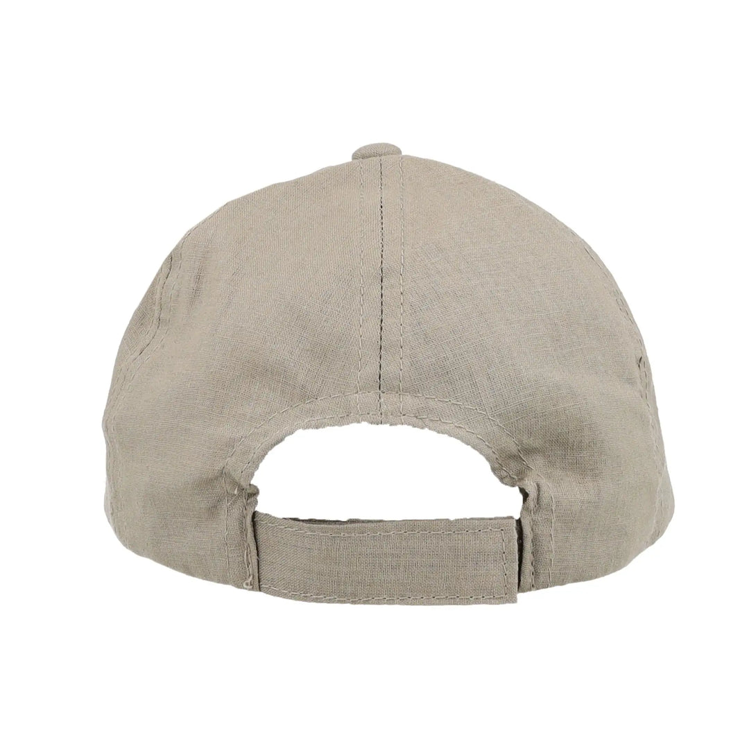 maximo KIDS BOY-Cap Camping-Bus Futter, KLettverschluss UV30 khaki Produktbild, Ansicht Rückseite, Klettverschluss