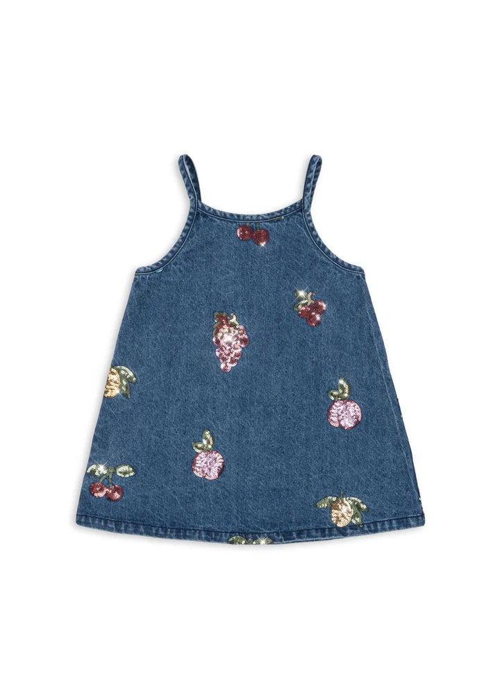 KONGES SLØJD | Magot Trägerkleid mit Pailletten